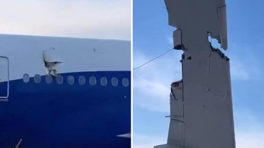 THY uçağı Antalya'da radar direğine çarptı: 1 yolcu yaralandı