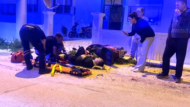 Burdur'da Alkollü Motosiklet Kazası
