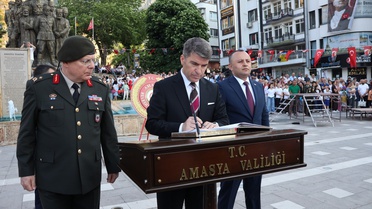 Amasya'da Atatürk'ün 107. Yılı Kutlandı