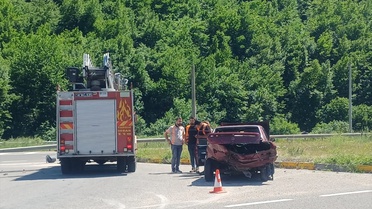 Mengen'de Trafik Kazası: 1 Ölü, 1 Yaralı