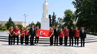 Çameli heyeti, Kardeş Şehir protokolü kapsamında Azerbaycan'da temaslarda bulundu