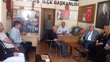 CHP Sivas İl Başkanı Ulaş'ı Ziyaret Etti