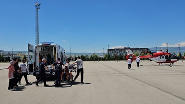 Çorum'da Balkondan Düşen Çocuk Ankara'ya Sevk Edildi