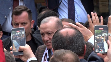 Erdoğan Edirne'de vatandaşlarla buluştu