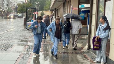 Edirne'de Ani Sağanak Yağış