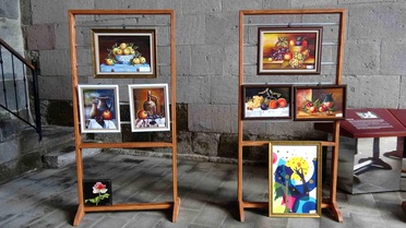Erzurum'da 'Yaşayan değerlerin sanat yolculuğu' sergisine yoğun ilgi