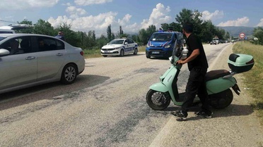 Isparta'da Motosiklet Kazası: Sürücü Ağır Yaralı