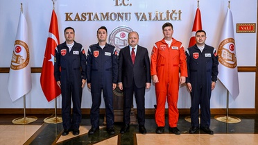 Türk Yıldızları'ndan Kastamonu Valisi'ne Ziyaret