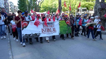 İstiklal Yolu yürüyüşü 4 günde tamamlandı
