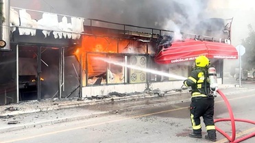 Mersin'de ekmek fırınında yangın