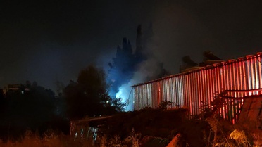 Antalya'da Seramik Dükkanında Yangın