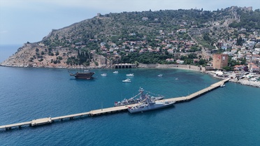 Alanya'da Askere Gemi Ziyareti