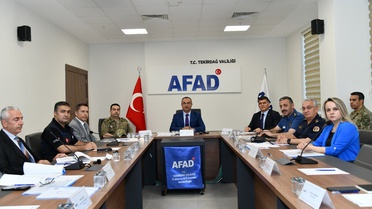 Tekirdağ'da Afetlere Hazırlık Toplantısı