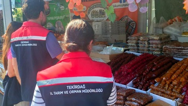 Kiraz Festivali'nde Gıda Kontrolleri Sürüyor