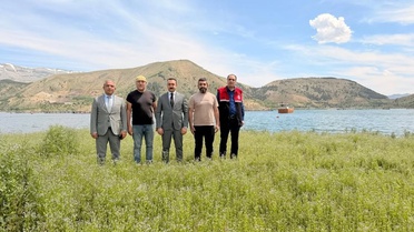 Çat Barajı'ndaki Yüzen Adalar Koruma Projesi Başlatıldı