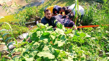 Hatay'da Motosiklet Dereye Uçtu