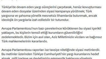 Bakan Gürlek: Yargıya Hedef Alan Raporlar Beyhude