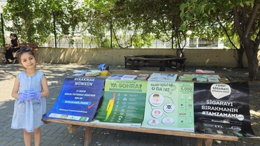 7 Yaşındaki Doğa'dan Sigara ile Mücadele