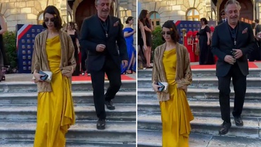 Cem Yılmaz ve Ahu Yağtu oğullarının mezuniyetinde bir araya geldi