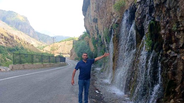 Durankaya'daki Şelale Coştu