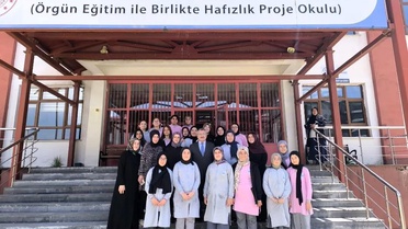 Müftü Çapçı İmam-Hatip Okulunu Ziyaret Etti