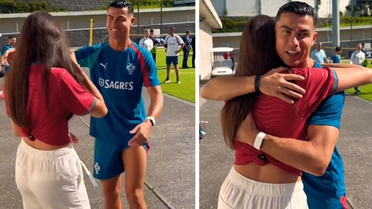 Ronaldo'yu görünce gözyaşlarına boğuldu
