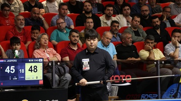3 Bant Bilardo Dünya Kupası'nın Şampiyonu Myung Woo Cho