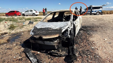 Eskişehir'de akılalmaz olay: 5 aylık eşinin otomobilini boş arazide küle çevirdi