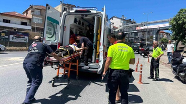 Zonguldak'ta Motosiklet Kazası: 1 Yaralı