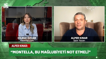 Alper Kınar'dan Montella'ya sert eleştiri: Dersine iyi çalışmamış