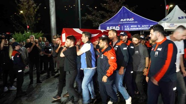 Arama-Kurtarma çalışmalarında hayatını kaybeden AFAD personeli için Rize'de tören düzenlendi