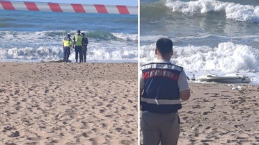 Bartın'da plaja mühimmat yüklü insansız hava aracı vurdu