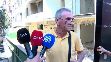Güngören'de Çöken Apartman Korkuttu