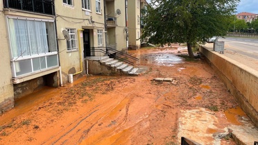 Kırşehir'de Sel Sonrası Temizlik Başladı
