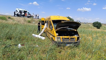 Midyat'ta Trafik Kazası: 1 Yaralı