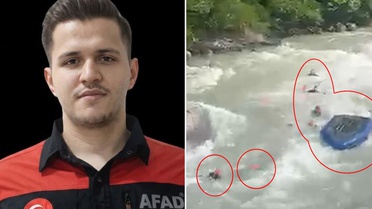 Rize'de AFAD personelinin hayatını kaybettiği kazanın görüntüsü ortaya çıktı