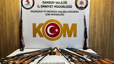 Samsun'da Kaçak Silah Operasyonu