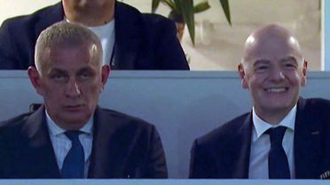 TFF Başkanı İbrahim Hacıosmanoğlu'nun sert bakışları yayına damga vurdu