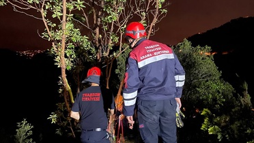 Yamaçta Mahsur Kalan Kişi Kurtarıldı