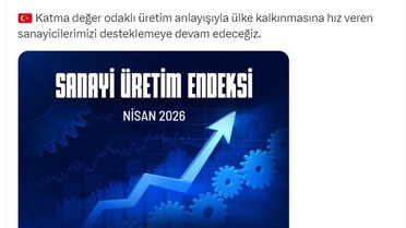 Sanayi Üretiminde Artış Devam Ediyor
