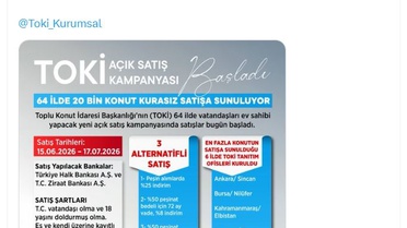 TOKİ'den 20 Bin Konut Açık Satışta!