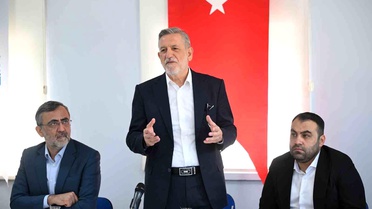 Başkan Burkay'dan terminalde önemli buluşma