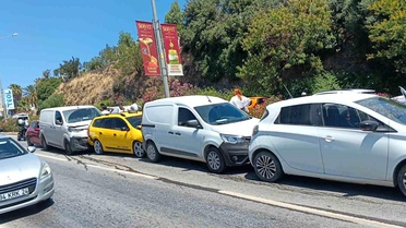 Bodrum'da 5 Araçlı Zincirleme Kaza: 2 Yaralı