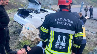 Erzurum'da trafik kazası: 4 yaralı