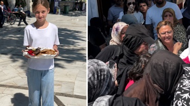 Eyüp Sultan'da ziyaretçilere kurabiye ikram etmek isteyen genç kız hayatının şokunu yaşadı
