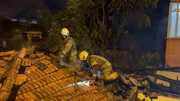 Gaziosmanpaşa'da Gecekondu Yangını