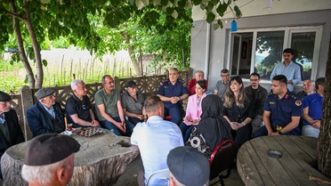 Vali Turan Yağmur Duasında
