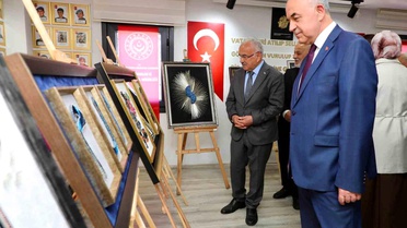 Ordu'da şehit yakınları ve gazilerin filografi sergisi