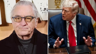 Trump'a verip veriştiren ünlü aktör, kalabalığa küfürlü slogan attırdı