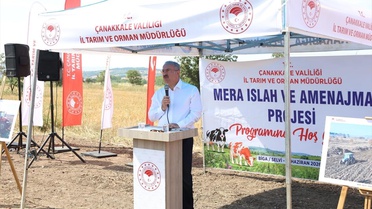 Çanakkale'de Arpa Hasadı Töreni